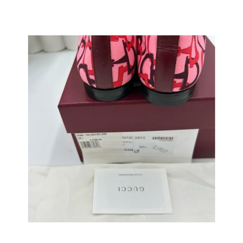 Gucci horse bit canvas/leather loafers size 39.5 made in Italy - Picture 4 of 9